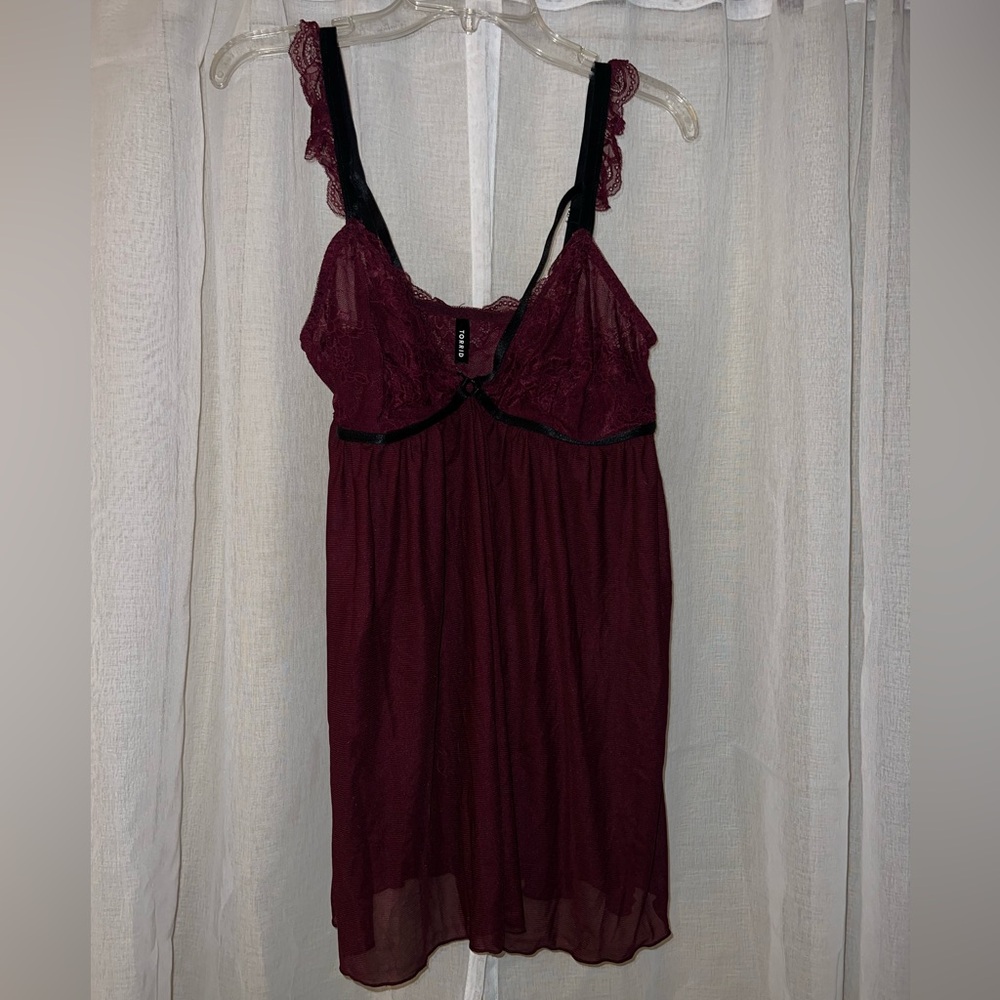 Maroon Torrid Nighty / Teddy